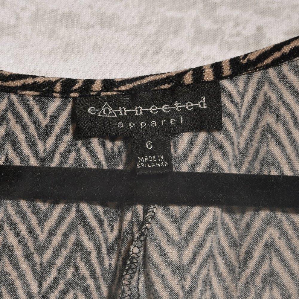 Connect Apparel Fall Long Dress BOHO Slits Maxi  Size 6 - Picture 2 of 6